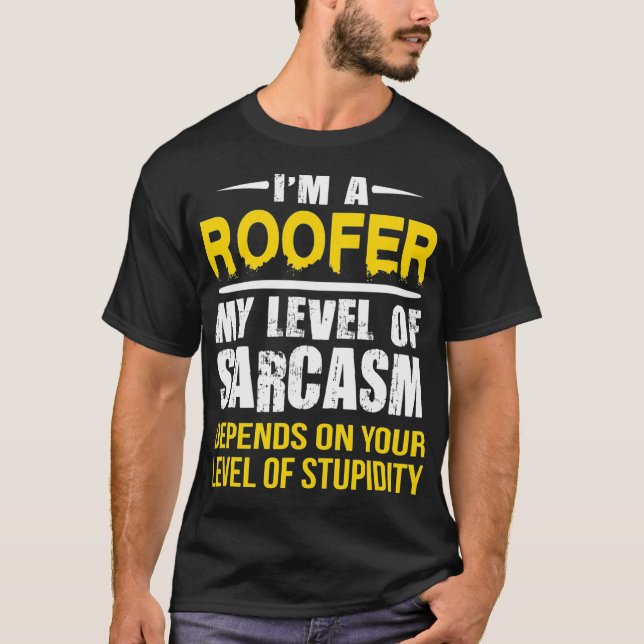 Camiseta Techo sarcástico  (Anverso)