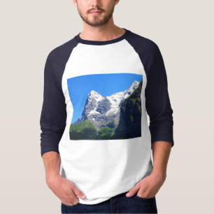 Camiseta Techos de montaña en los Alpes suizos