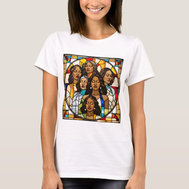 Camiseta Techos destrozados y sueños de vidrio manchado (Anverso)