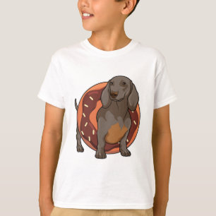 Camiseta Teckel con Donut