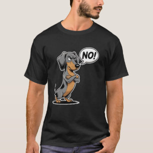 Camiseta Teckel de pelo duro terco NO perro de caza Dachshu