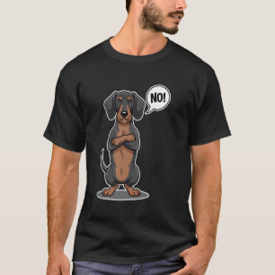 Camiseta Teckel de pelo duro terco NO perro de caza Dachshu