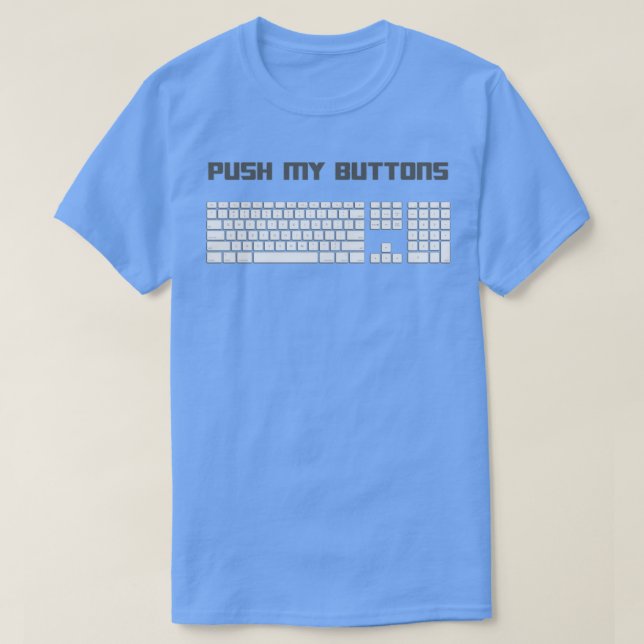 Camiseta Teclado 1 del teclado del equipo de inserción de l (Diseño del anverso)