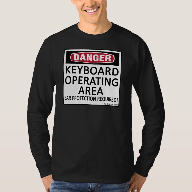 Camiseta Teclado de área de operación (Anverso)