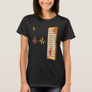 CAMISETA TECLADO DE JUEGOS ORANG Y PINK