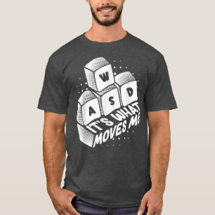 Camiseta Teclado de jugador I Nerd I Gamer I WASI Es Qué Mo