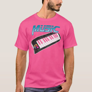 Camiseta Teclado de percusión de la máquina del tambor del 