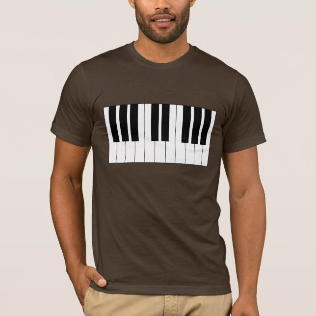 Camiseta Teclado de piano (Anverso)