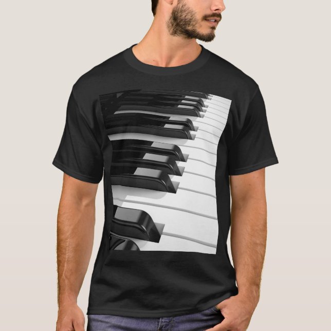 Camiseta Teclado de piano (Anverso)
