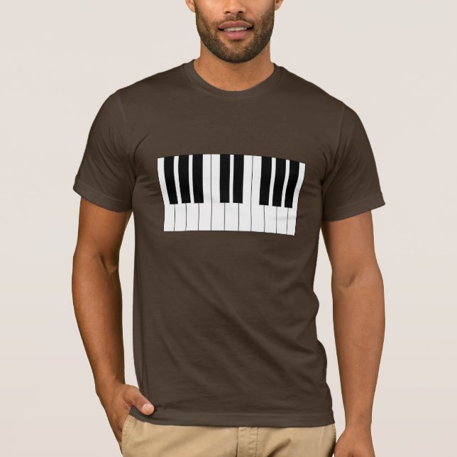 Camiseta Teclado de piano (Anverso)