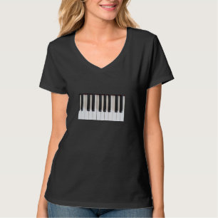 Camiseta Teclado de piano digital
