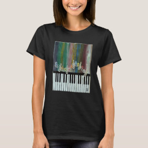 Camiseta Teclado de piano e instrumental de percusión en Mu