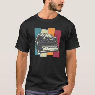 Camiseta Teclado de sintetizador modular Synth Cat
