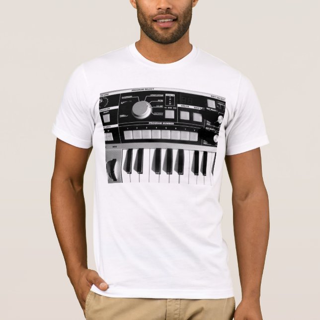 Camiseta Teclado de Synth (Anverso)