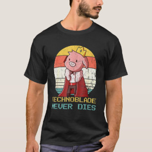 Camiseta Teclado estilo retro Merch Cosplay Technoblade