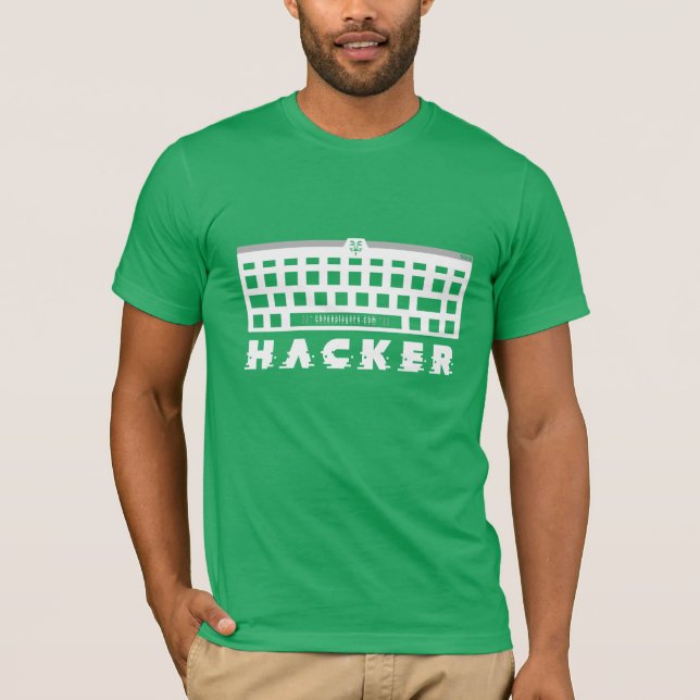 Camiseta Teclado Hacker (Anverso)