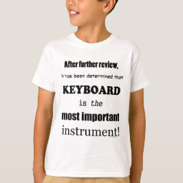 Camiseta Teclado Instrumento más importante