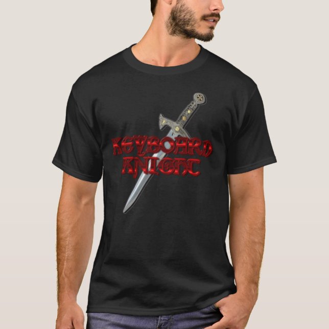 Camiseta Teclado Knight MMORPG Tee (Anverso)
