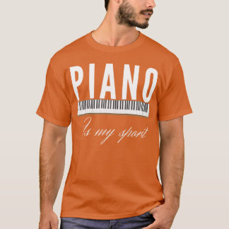 Camiseta Teclado musical Instrumento musical mujeres hombre
