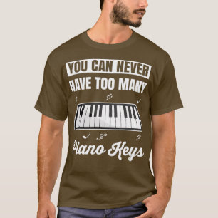 Camiseta Teclado Piano Gift Pianista Piano Music