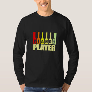 Camiseta Teclado Piano Para Reproductor De Piano