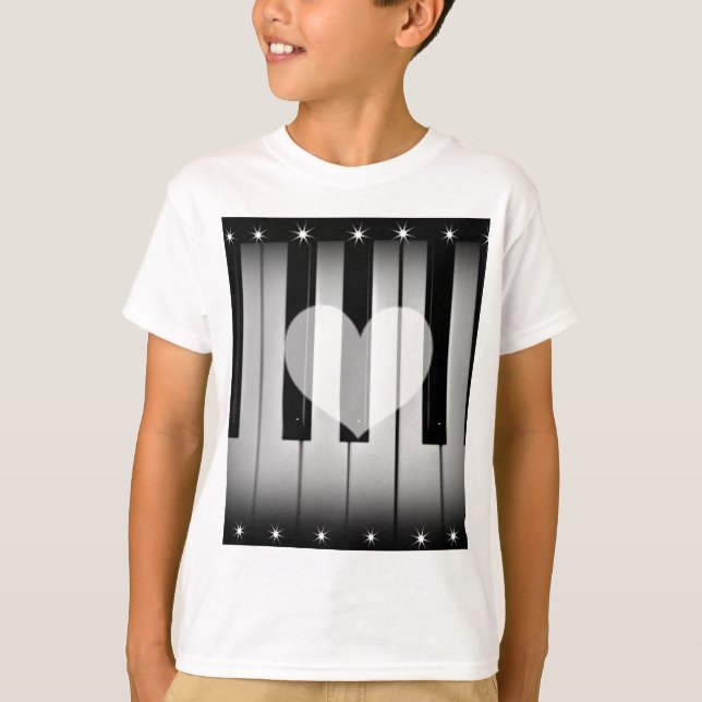 Camiseta Teclas de amor_ (Anverso)