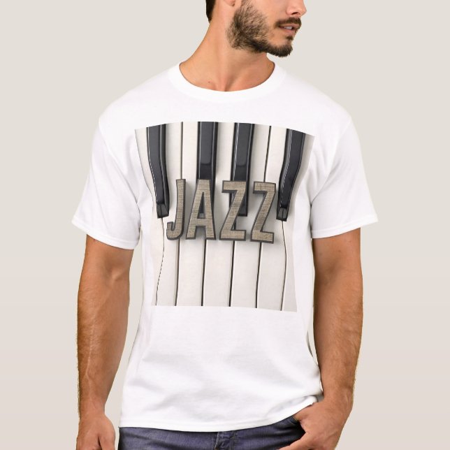 Camiseta Teclas de Jazz (Anverso)