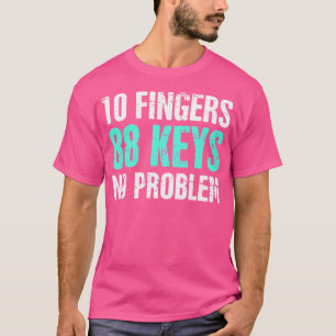 Camiseta Teclas - Lecciones Divertidas de Piano Pianista Té
