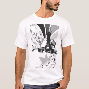 Camiseta teclea el ilustracion del violoncelo