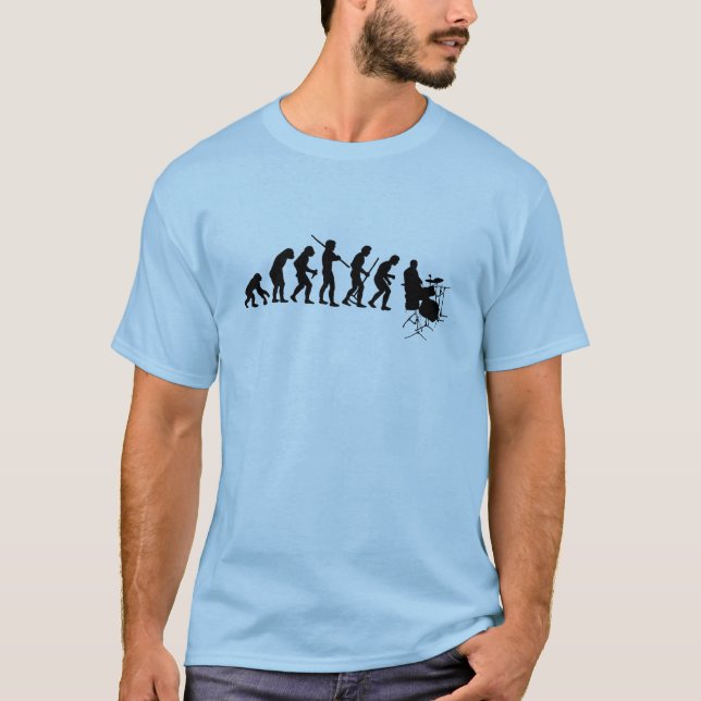 Camiseta teclear la evolución (Anverso)