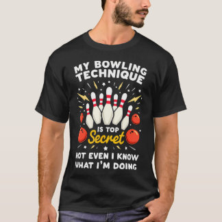 Camiseta Técnica de Bolos Secreta de Boliche