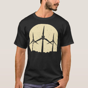 Camiseta técnica de viento de molino de viento