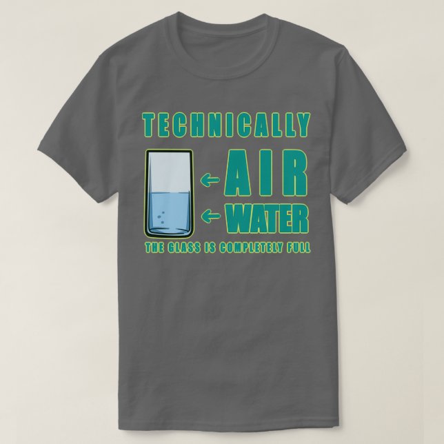 Camiseta Técnicamente aire y agua (Diseño del anverso)