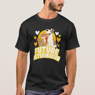Camiseta Técnicas de veterinaria de animales de gato para p