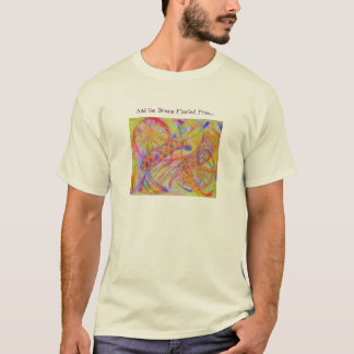 Camiseta Técnicas mixtas abstractas vivas
