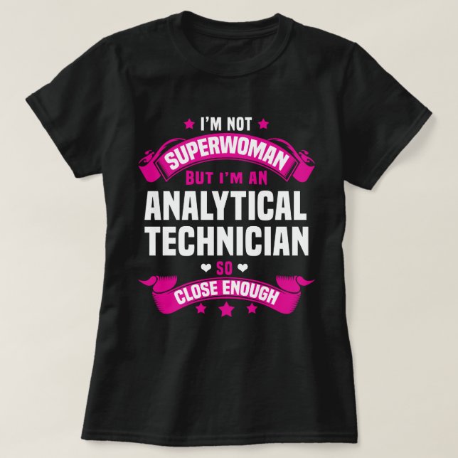 Camiseta Técnico analítico (Diseño del anverso)