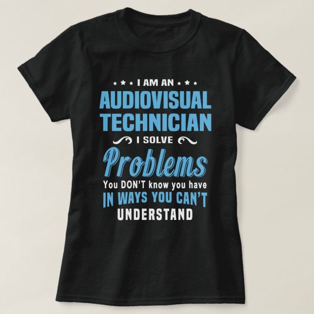 Camiseta Técnico Audiovisual (Diseño del anverso)