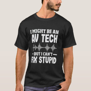 Camiseta Técnico Audiovisual Divertido Resuelve Problemas A