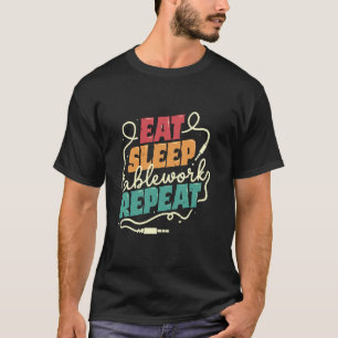 Camiseta Técnico AV Técnico Audiovisual Come Duerme Trabajo