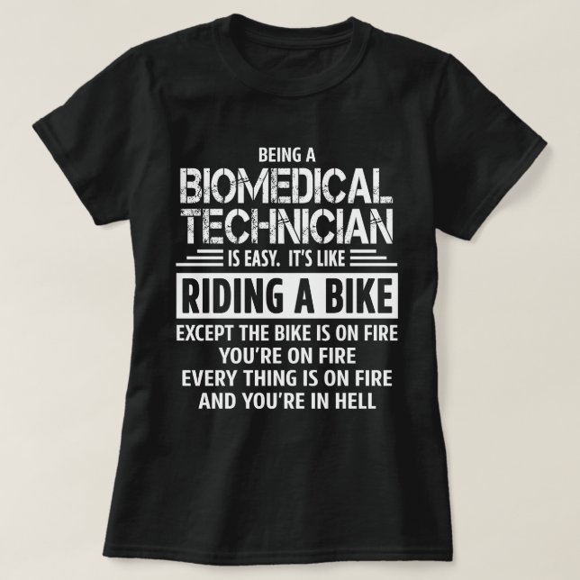 Camiseta Técnico biomédico (Diseño del anverso)