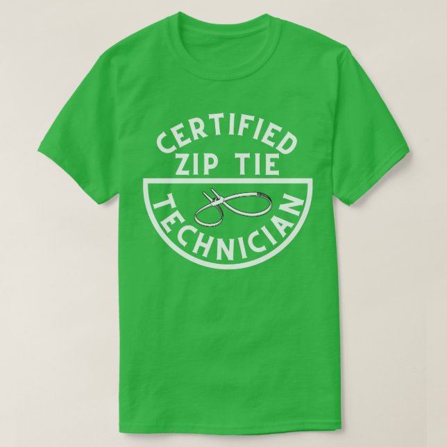 Camiseta Técnico certificado de anclaje postal 6 (Diseño del anverso)