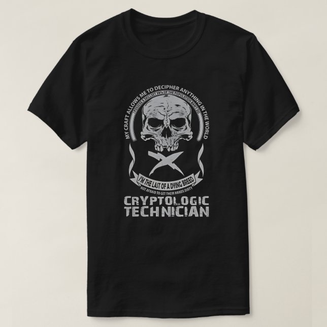 Camiseta Técnico criptológico (Diseño del anverso)