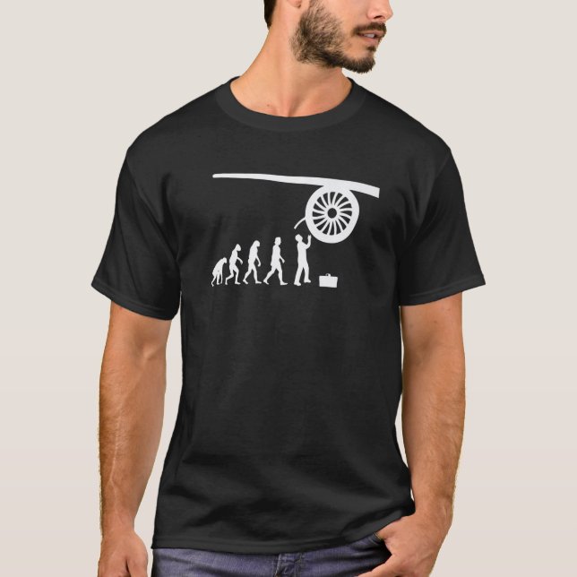 Camiseta Técnico de Aeronaves Mecánicas (Anverso)