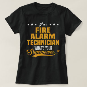 Camiseta Técnico de alarma de incendios