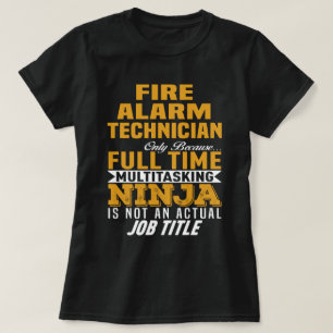 Camiseta Técnico de alarma de incendios
