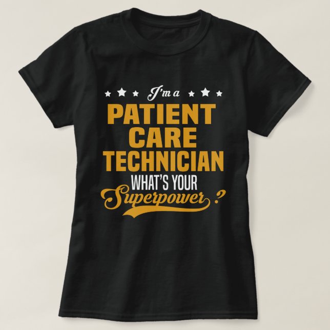 Camiseta Técnico de Atención al Paciente (Diseño del anverso)