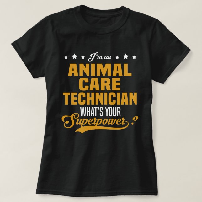 Camiseta Técnico de Atención Animal (Diseño del anverso)