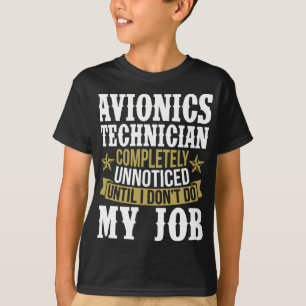 Camiseta Técnico de Aviónica Completamente Desapercibido