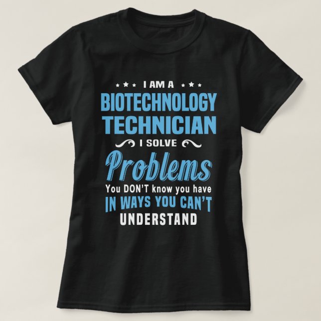 Camiseta Técnico de Biotecnología (Diseño del anverso)