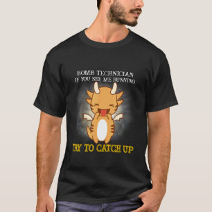 Camiseta Técnico de Bombas Me Ve Usando Humor Sarcástico